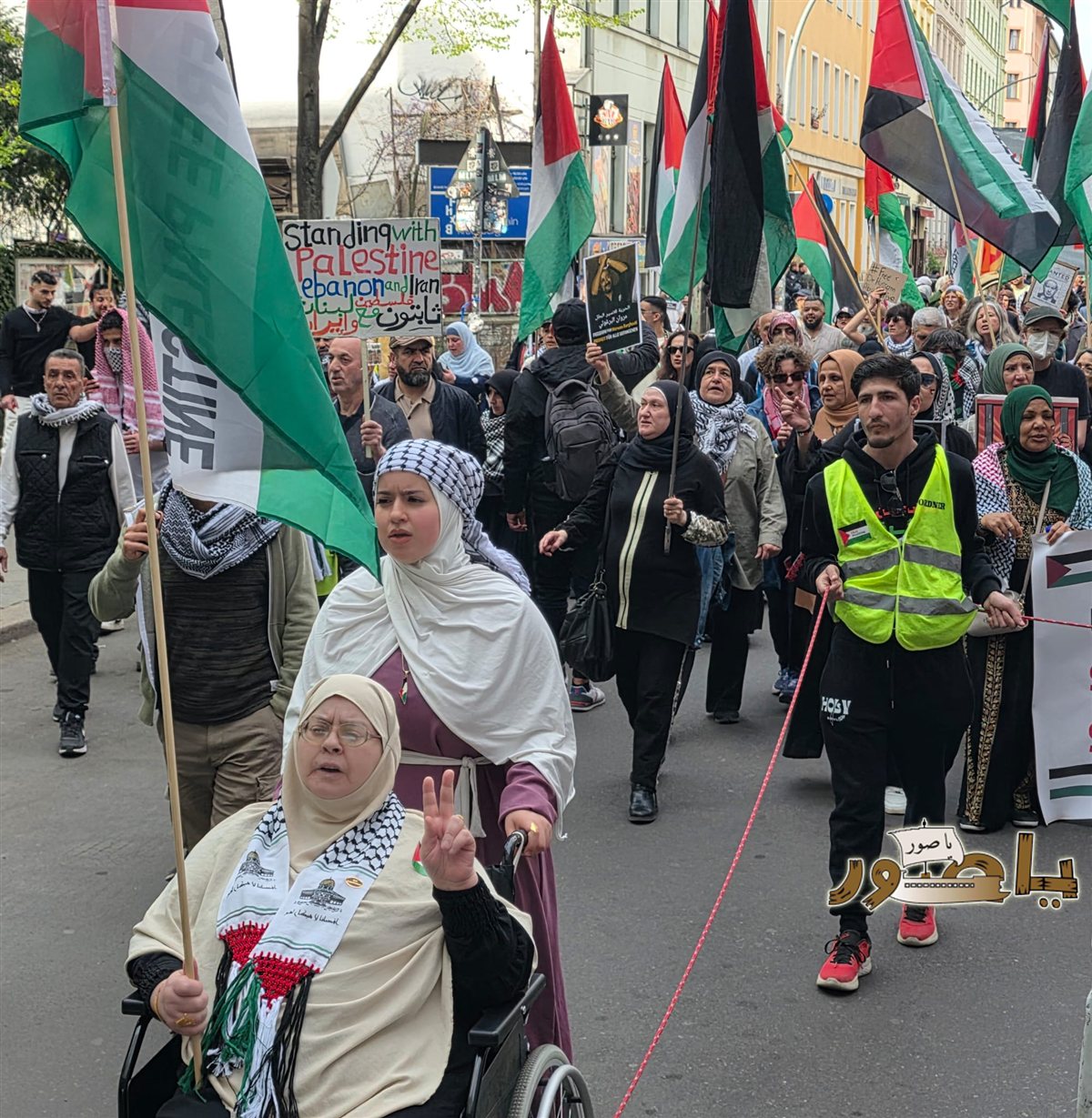 مظاهرة حاشدة في برلين