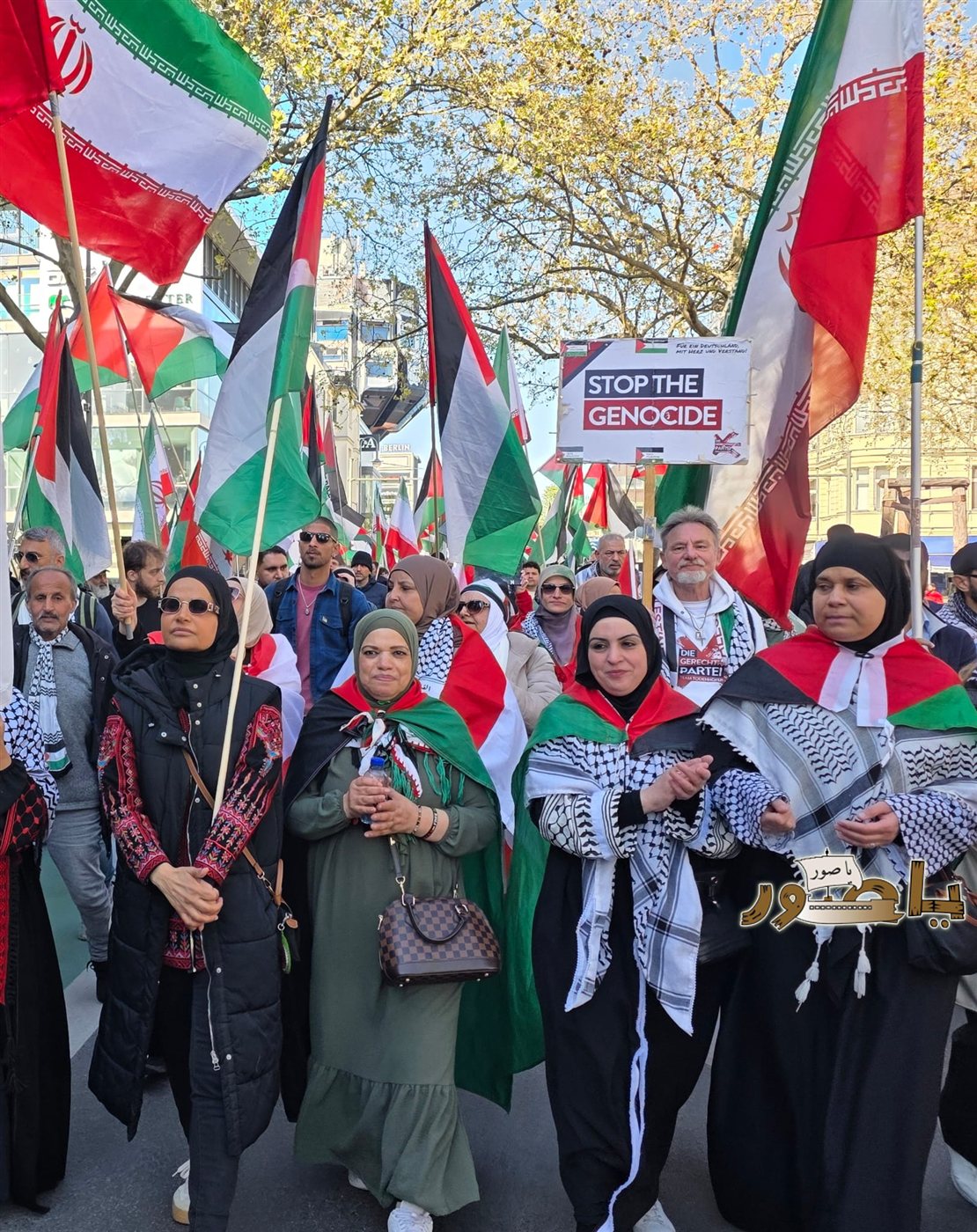 مظاهرة حاشدة في برلين