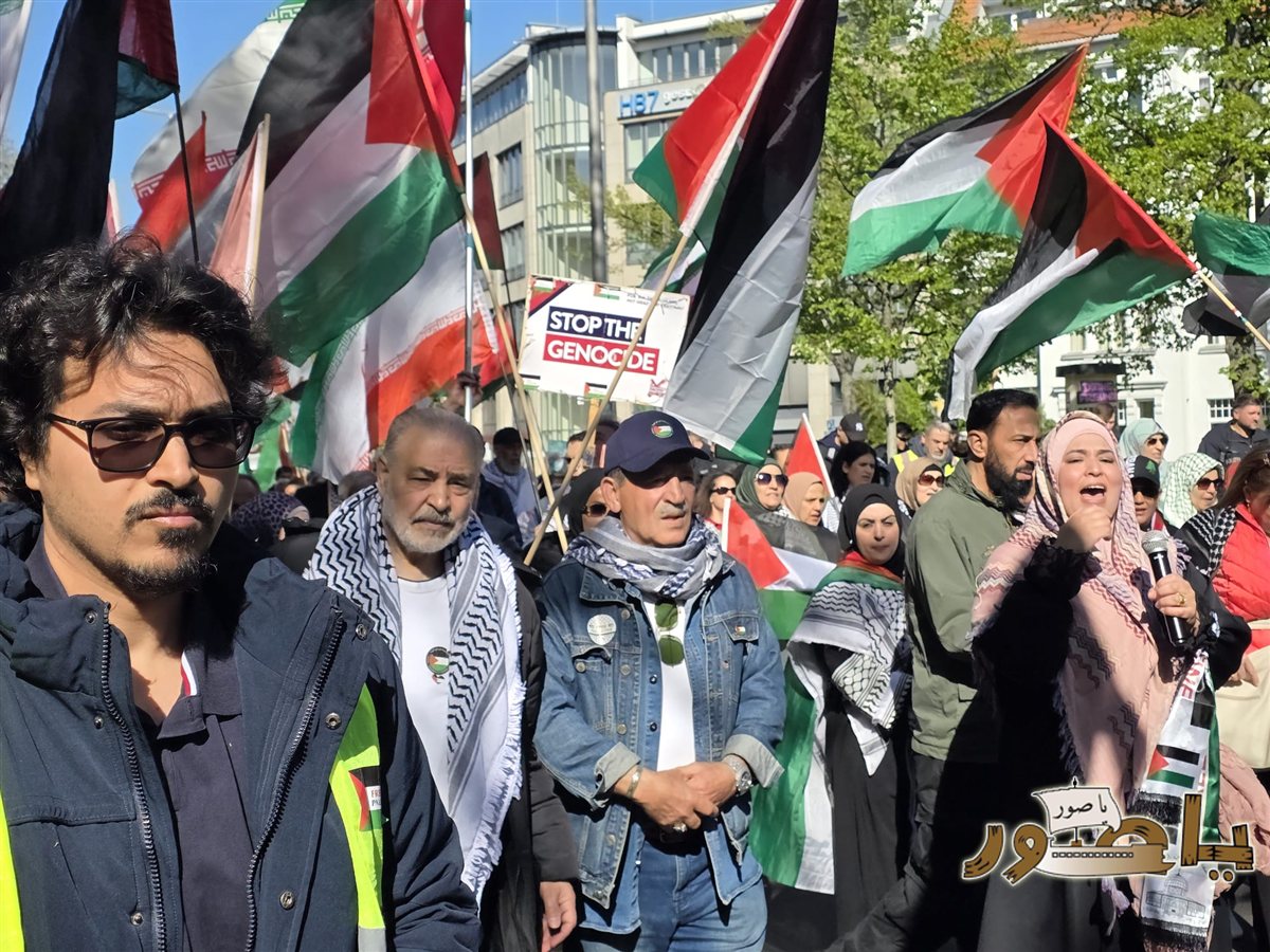 مظاهرة حاشدة في برلين