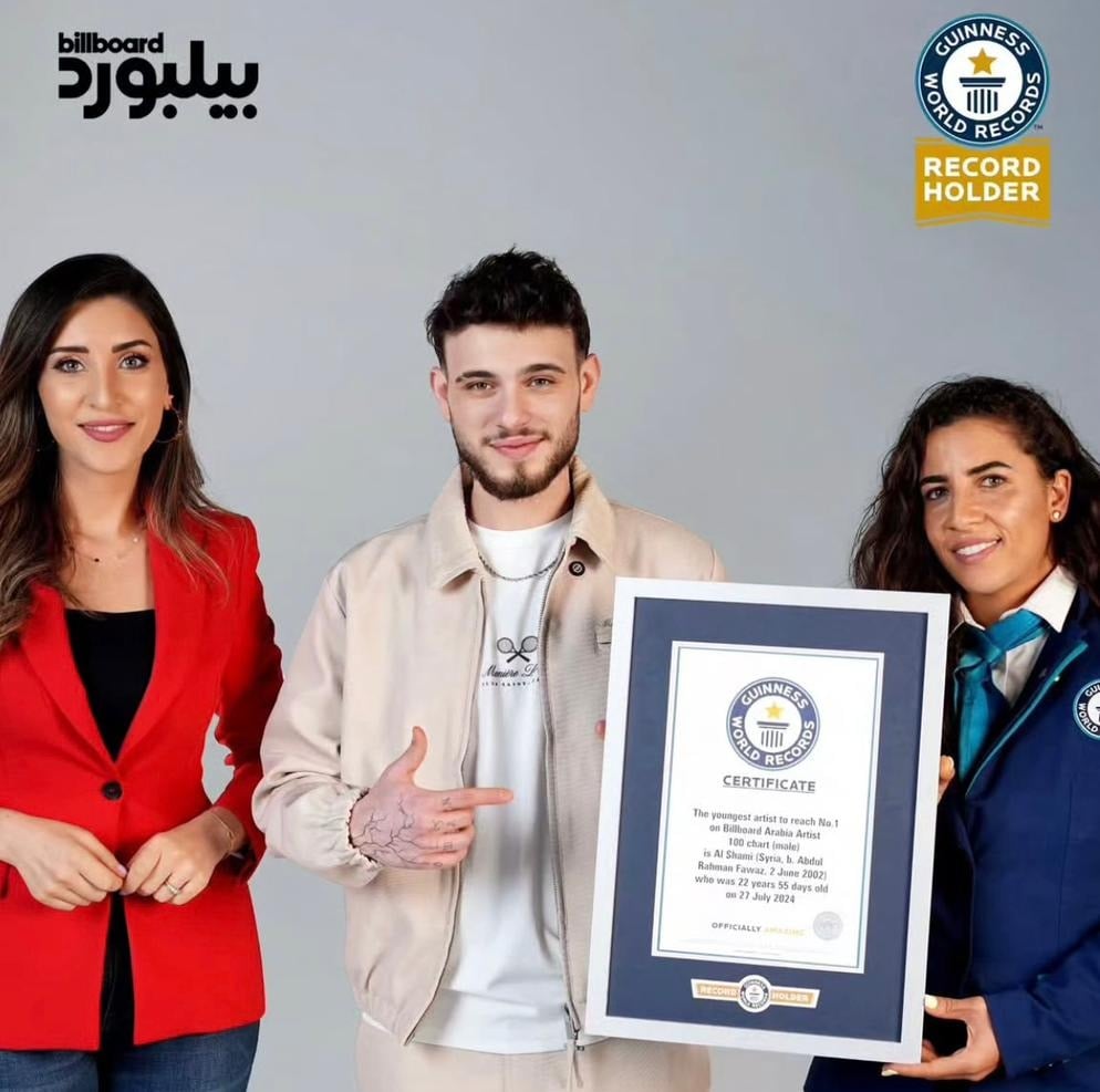 الشامي يدخل موسوعة غينيس للعام الثاني على التوالي برقم قياسي جديد