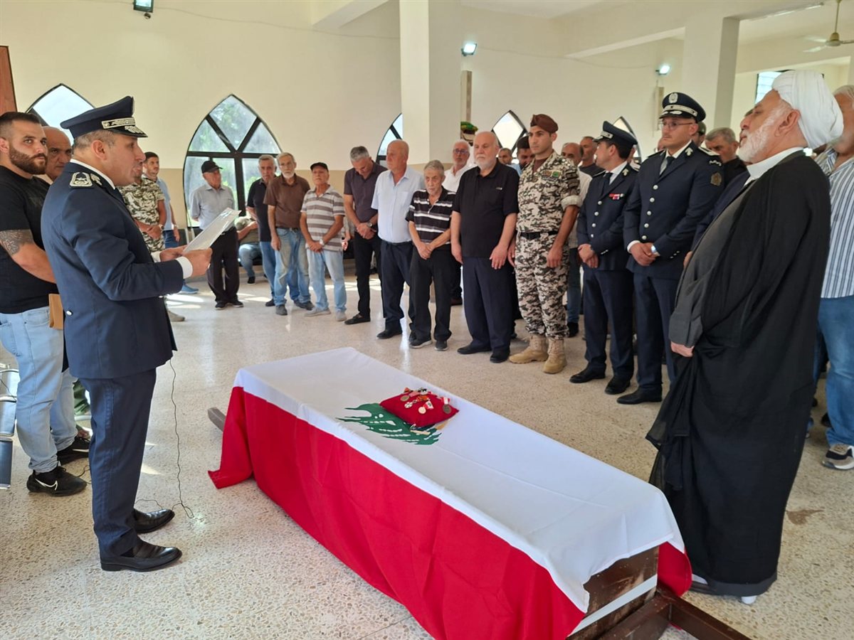 تشييع المقدم وفاء برجي في صور