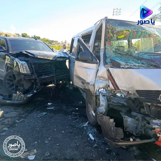 حادث سير على طريق برج رحال