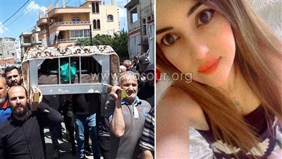 بالصور: تشييع حزين للمغدورة الشابة زينب معتوق ضحية جريمة بيروت المروعة 