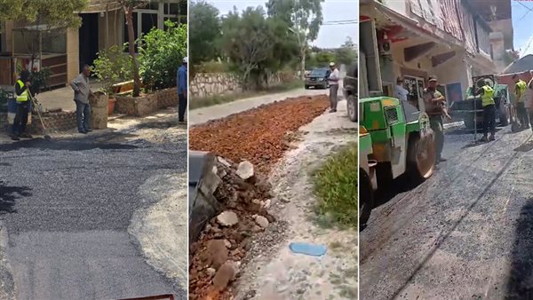 خلال تزفيت شوارع
