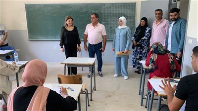 المرحلة الاولى من الامتحانات الرسمية للشهادة الفنية BT في يومها الاول في النبطية