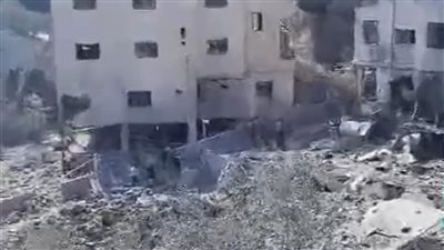 الوضع في النبطية صباحاً بعد غارة الليل: اعمال رفع الانقاض مستمرة ودمار كبير في عشرات المنازل والمباني السكنية والاضرار طاولت احياء مجاورة