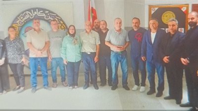 زيارة للنائب  ناصر جابر الى المركز المعتمد لتصحيح  مسابقات الامتحانات الرسمية في النبطية