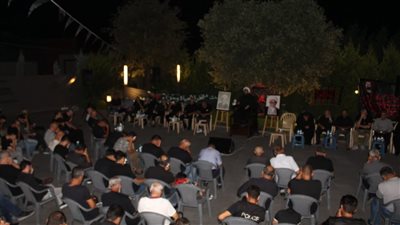 احياء ثاني ايام حرق الخيام في دارة الحاج حسن شور في طورا