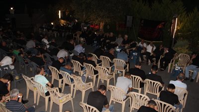اختتام مجالس حرق الخيام في دارة الحاج حسن الشيخ علي شور في طورا