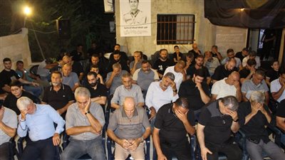 مجلس عزاء حسيني بمناسبة الذّكرى السنويّة للجوال حسين رضا بري في طورا
