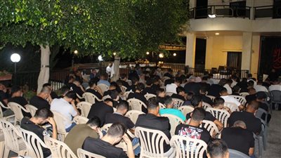 مجلس عزاء في منزل الحاج صلاح دبوق في طورا