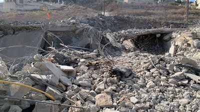 بالصور: غارة استهدفت منزلاً غير مأهول في الدوير ليلاً