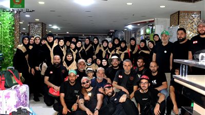 لقطات مصورة لزوار حملة أنوار الرسالة في زيارة الأربعين
