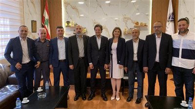 جولة لوزير الاعلام زياد المكاري في النبطية