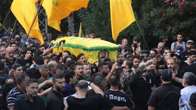 حزب الله يُشيّع الشهيد السعيد على طريق القدس المجاهد عارف أحمد الرز في بلدة جباع