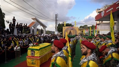 حزب الله يُشيّع الشهيد السعيد على طريق القدس المجاهد حسين أحمد حدرج في الغسانية