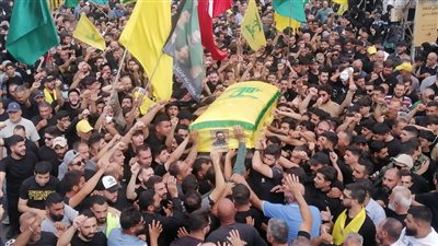 حزب الله يُشيّع الشهيد على طريق القدس المجاهد علي محمد ترحيني في بلدة عبا الجنوبية