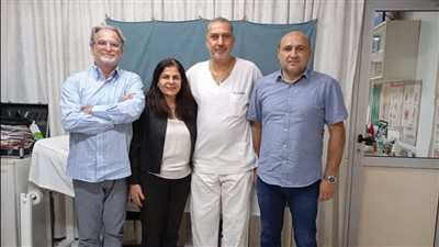 وفد من الجامعة اللبنانية الثقافية في العالم فرع أبيدجان زار الدكتور علي برجي شاكراً