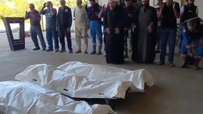 اربع غارات على البازورية وغارة على صريفا واصابة مسعفين في انصار وتشييع مواطنين ارتقوا في النبطية