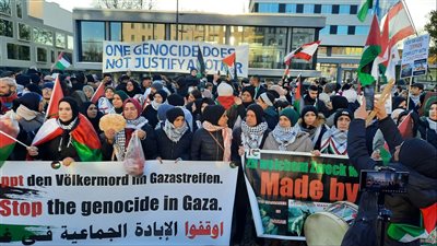  وقفة تضامنية مع فلسطين ولبنان في برلين