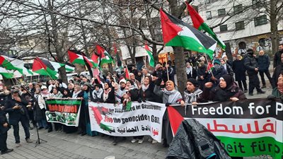 وقفة تضامنية مع فلسطين ولبنان في برلين