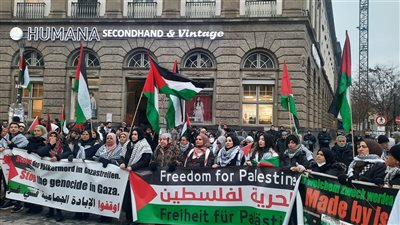 وقفة اعتصام تضامناً مع فلسطين ولبنان في برلين