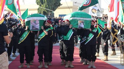 حركة أمل شيّعت الشهيدين المجاهدين حسين علي شور وقاسم حسن جعفر