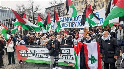 وقفة تضامنية مع فلسطين في برلين