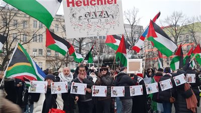 وقفة تضامنية مع فلسطين في برلين