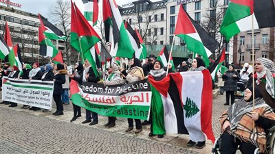 وقفة تضامنية مع فلسطين في برلين