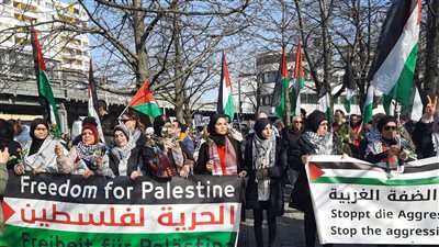 احياء ليوم المرأة العالمي وقفة تضامنية مع نساء فلسطين في برلين