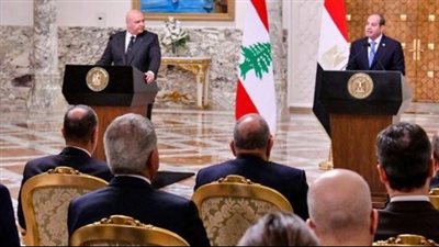 الرئيس عون في القاهرة: دعم مصري لسيادة لبنان وإعادة الإعمار