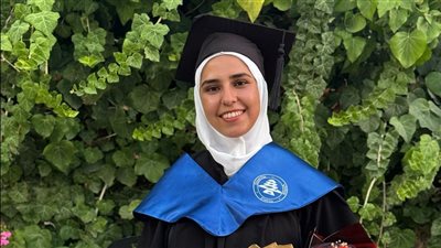 تهنئة لإبنة جبال البطم حنان سعيد خليل لنيلها شهادة في إخصاص علاج النطق واللّغة