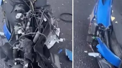 وفاة سائق دراجة نارية في حادث مروع على الاوتوستراد