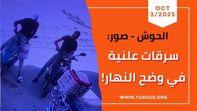 الحوش - صور: سرقات في وضح النهار !!!