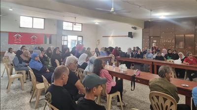 الجبهة الديمقراطية تنظّم ندوة سياسية في مخيم البص حول 