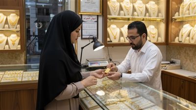 امرأة تبيع اونصات ذهب مزيفة في مدينة صور ! 