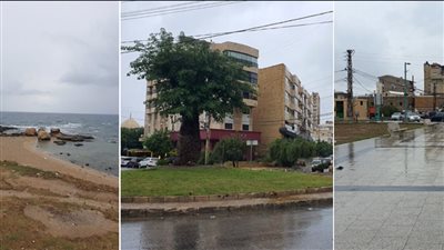 صور تحت المطر ... اجواء شتوية رائعة في 