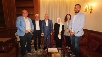بهية الحريري تلتقي وفداً من بلدية الهلالية  ورئيس المقاصد-صيدا