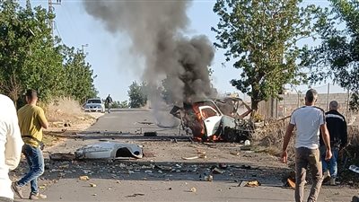 غارة من مسيرة استهدفت سيارة على طريق زوطر الشرقية