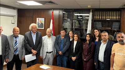 وزيرة الشؤون الإجتماعية الأستاذة حنين السيد تستقبل وفداً من 