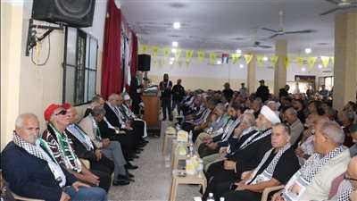 حركة فتح في منطقة صور تؤبّن الراحل الوطني الكبير اللواء جلال أبو شهاب في برج الشمالي