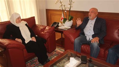 بهية الحريري تستقبل وفد نادي الفتيان الرياضي – صيدا برئاسة أحمد المصري