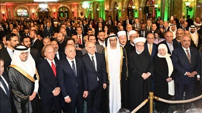 بهية الحريري تمثّل الرئيس سعد الحريري بحفلي استقبال  سفارتي الإمارات وفلسطين واحتفال الكشاف المسلم