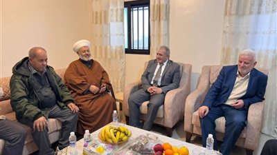 زيارة وفاء لعضو قيادة اقليم فتح في لبنان فضل الحمدوني