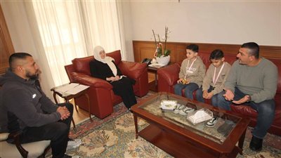 بهية الحريري تهنىء البطلين آدم وأمير السن 