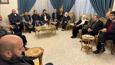 بهية الحريري تُقدّم بإسم الرئيس سعد الحريري  التعازي للنائب عماد الحوت بوفاة والدته