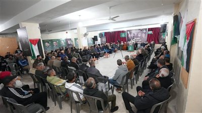 حماس في صور تُقيم لقاءً لتقبل التبريكات بالقادة الشهداء وتجديداً للبيعة مع خيار المقاومة