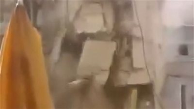  انهيار مبنى في الضاحية