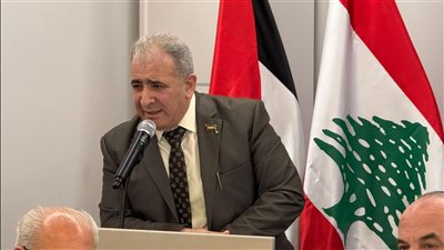 السفير الاسعد يعقد لقاء موسعاً لبحث اوضاع ابناء شعبنا في لبنان